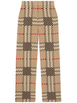 Burberry: Брюки в клетку 