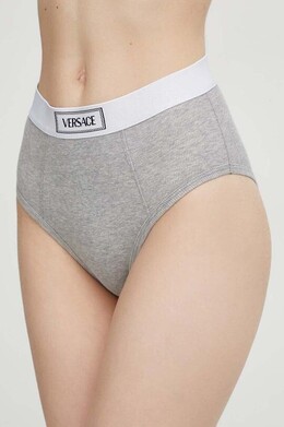 Versace: Серые трусы 