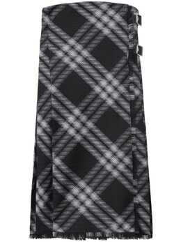 Burberry: Платье в клетку 