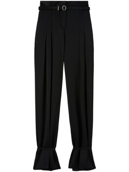 Jil Sander: Брюки с поясом 