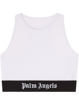 Palm Angels: Белый бюстгальтер 