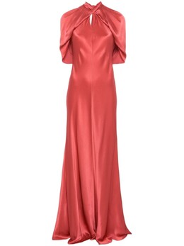 Alberta Ferretti: Длинное платье 