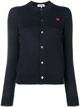 Comme Des Garçons Play: Синий кардиган 