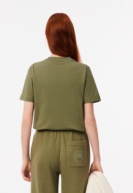 Lacoste: Зелёная футболка 