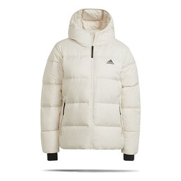 Adidas: Белая куртка 