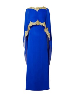 Reem Acra: Синее платье 