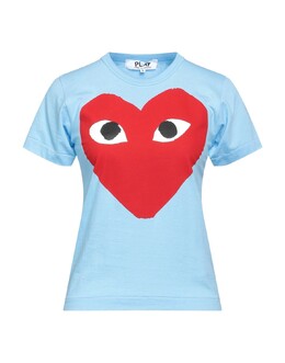 Comme des Garçons: Голубая футболка 
