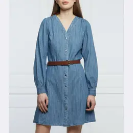 Michael Kors: Платье с поясом 