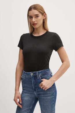 Calvin Klein Jeans: Чёрная футболка 
