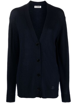 Jil Sander: Кардиган с v-образным вырезом 