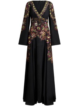 Etro: Платье с принтом 