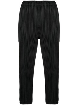 Pleats Please Issey Miyake: Чёрные брюки 