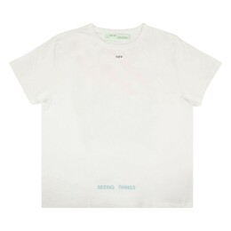 Off-White: Белая футболка 