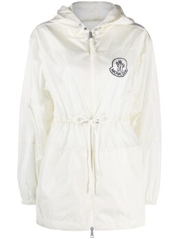 Moncler: Плащ с капюшоном 