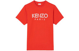 Kenzo: Красная футболка  Paris