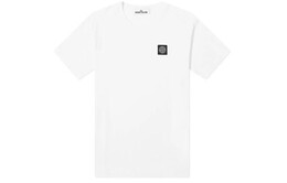Stone Island: Белая футболка 