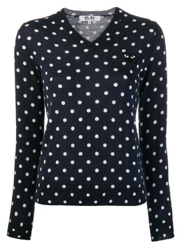 Comme Des Garçons Play: Трикотажный свитер 