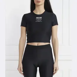 Versace: Короткая футболка 