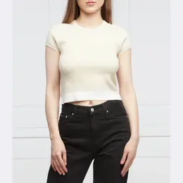 Calvin Klein: Обтягивающая футболка 