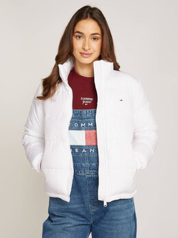 Tommy Jeans: Белая куртка 