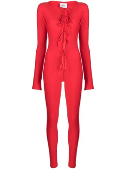 Atu Body Couture: Атласный комбинезон 