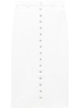 Courreges: Юбка миди 
