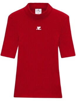 Courreges: Трикотажный топ 