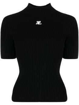 Courreges: Трикотажный топ 