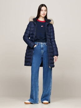 Tommy Jeans: Тёмная куртка 