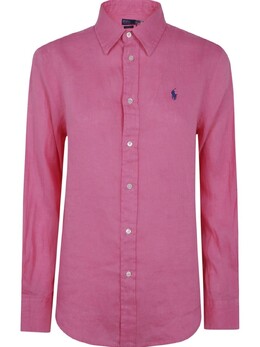 Polo Ralph Lauren: Розовая рубашка 