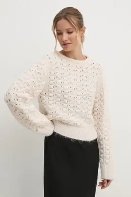 Sisley: Бежевый свитер 