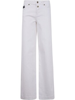 Versace Jeans Couture: Джинсы с надписями 