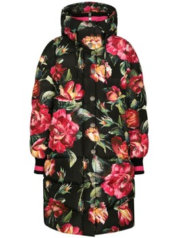 Dolce & Gabbana: Длинный пуховик 