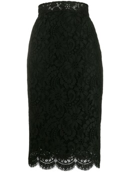Dolce & Gabbana: Кружевная юбка 