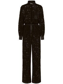 Dolce & Gabbana: Кружевное комбинезон 