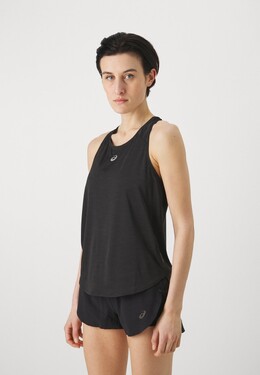 Asics: Чёрный топ  Performance