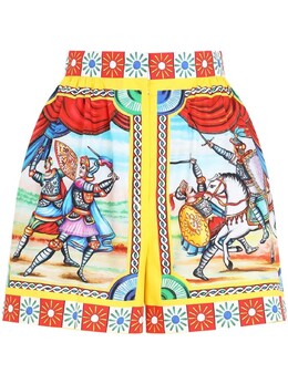 Dolce & Gabbana: Шорты  Carretto с принтом