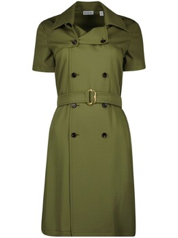 Burberry: Зелёное платье 
