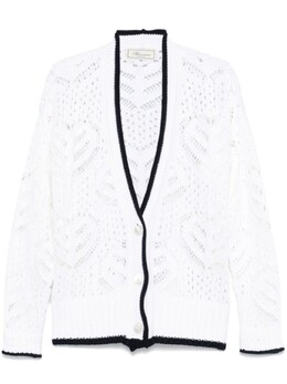 Blumarine: Белый кардиган 