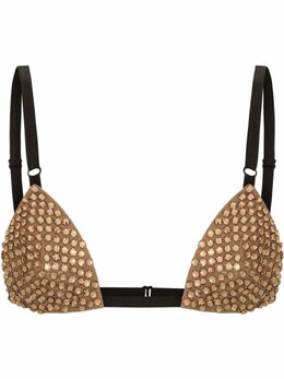 Dolce & Gabbana: Топ со стразами 