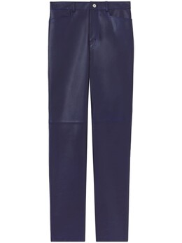 Proenza Schouler White Label: Кожаные брюки 