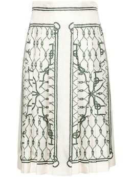 Tory Burch: Юбка миди 