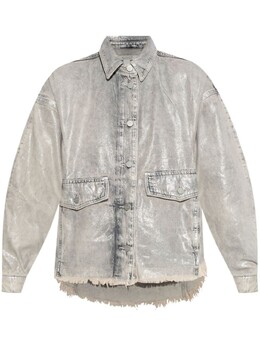 Allsaints: Серебристая куртка 