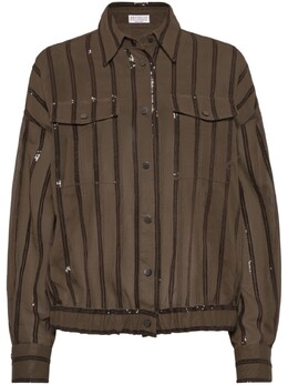 Brunello Cucinelli: Куртка с вышивкой 