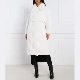 Calvin Klein: Белый пуховик 