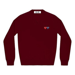 Comme Des Garçons Play: Свитер с v-образным вырезом 