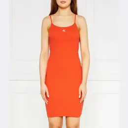 Calvin Klein: Оранжевое платье 