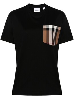 Burberry: Футболка в клетку 