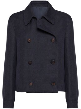 Brunello Cucinelli: Синяя куртка  Monili