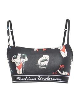 Moschino: Чёрный бюстгальтер 
